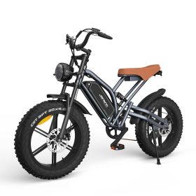 JANSNO Electric Bike 20" x 4.0 Electric Bike for Adults with 750W Brushless Motor, Long-Lasting 48V 14Ah Removable Battery, 7-Speed Transmission