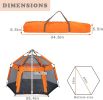 Kids Play Tent Pop Up Portable Hexagon Playhouse for Backyard Patio Indoor Outdoor Breathable Tent House Children Boys Girls Playing Have Fun