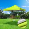 9.6ft*9.6ft EZ Canopy Gazebo Top Replacement Green Glow