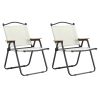 2-piece Folding Outdoor Chair for Indoor, Outdoor Camping, Picnics, Beach,Backyard, BBQ, Party, Patio, Beige