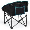 Moon Saucer Steel Camping Chair Folding Padded Seat