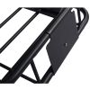 Rooftop Cargo Carrier Basket Motoring Roof Rack,Top Mount Roof Rack 64" black steel