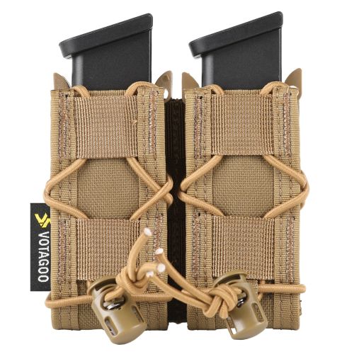 9mm Molle Mag Pouch Open-Top Pistol Mag Pouch Adjustable Mag Pouch Compatible With Various MOLLE Tactical Belts 9mm Molle Mag Pouch Open-Top Pistol Mag Pouch Adjustable Mag Pouch Compatible With Various MOLLE Tactical Belts